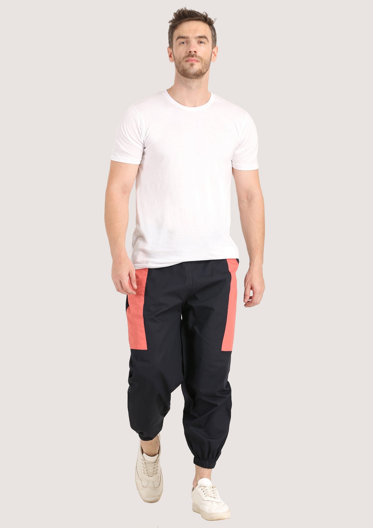 Navy & Coral Hops