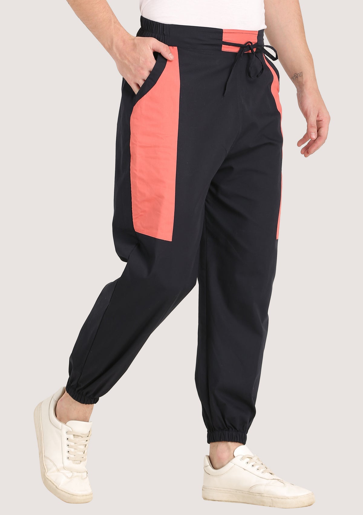 Navy & Coral Hops
