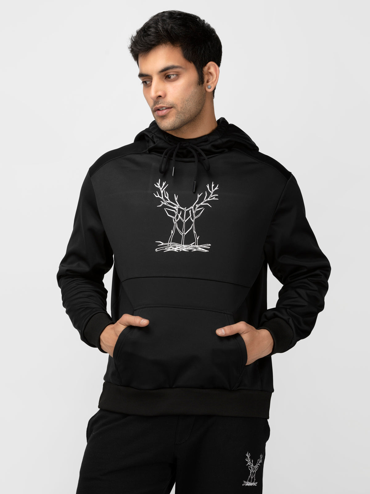 Wooden Deer Hoodie - Bottle&Co