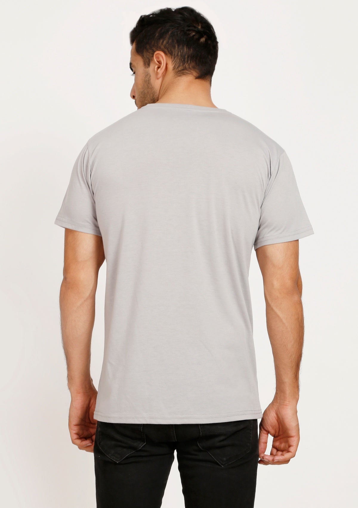 Classic Grey Melange Tee - Bottle&Co