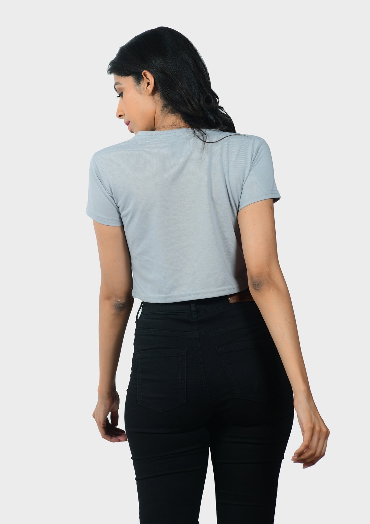 Sushi Hug Grey Crop Top - Bottle&Co