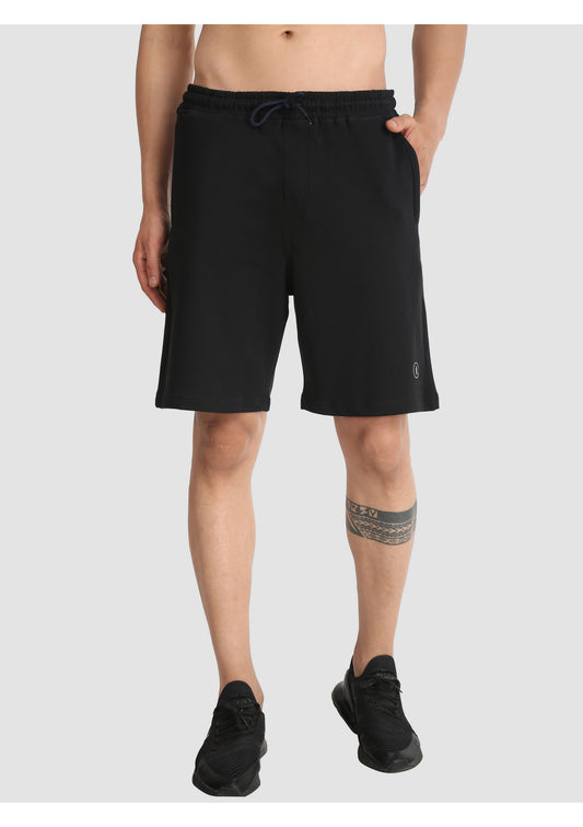 Jet Black Sweatshorts